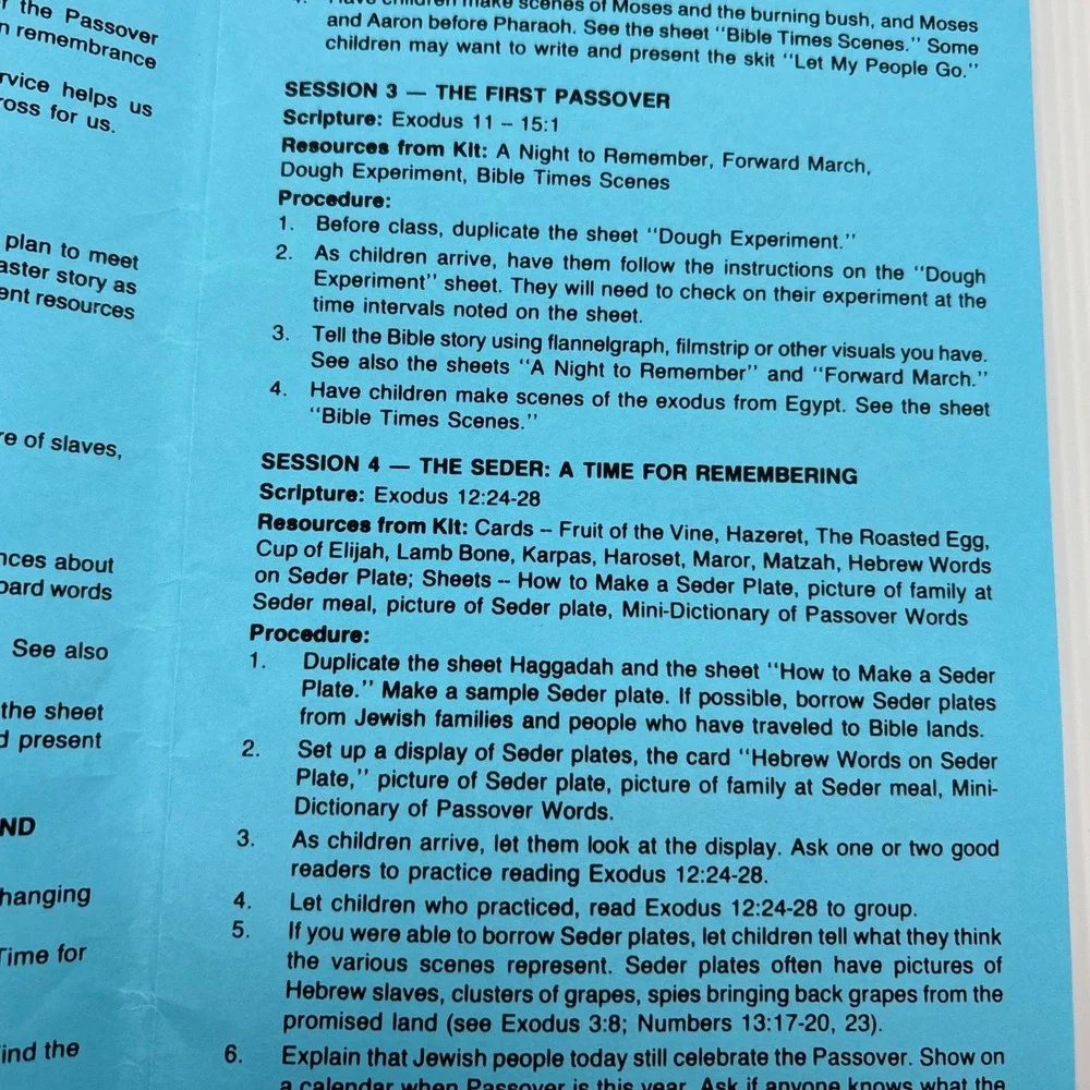 Christian Education Learning Center Kit: Passover,‎ Communion Grades 3-8
